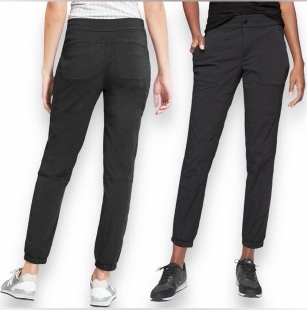 Athleta Trekkie Jogger 2.0 Pants Jogger In Black Size 6